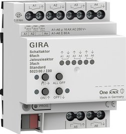 Schakel en jaloezieactuatoren (DIN-rail)