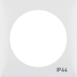 Afdekramen voor spatwaterdichte installatie (IP44)