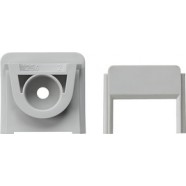 Gira 001030 Adapter met kabelinvoer enkelvoudig met kanaalschuif 15 x 30 mm Grijs