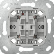 Gira 315900 Basiselement wipschakelaar 10 AX 250 V~ Jaloezieschakelaar