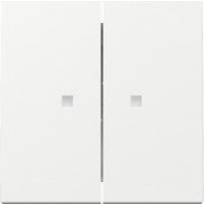 Gira 363103 Systeem 55 Wip 2-voudig met controlevenster Zuiver wit glanzend
