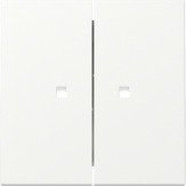 Gira 363127 Systeem 55 Wip 2-voudig met controlevenster Zuiver wit mat