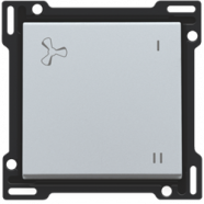 Niko 121-61106 afwerkingsset voor wisselschakelaar voor mechanische motorsturing, Sterling