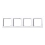 Schneider Electric Merten 478425 M-Smart 4-voudig afdekraam Actief wit