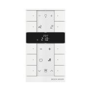 Busch Jaeger SBR-F-10.0.11-884 Free@home Tenton Thermostaat 10-voudig Studiowit mat 