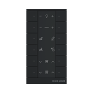 Busch Jaeger SB-F-12.0.11-885 Free@home Tenton 12-voudig Zwart mat