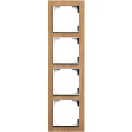 Busch Jaeger 1724-4083 Busch-art linear 4-voudig Wood oak