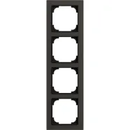 Busch Jaeger 1724-4045 Busch-art linear 4-voudig Paper black