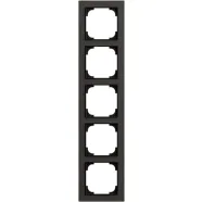 Busch Jaeger 1725-4045 Busch-art linear 5-voudig Paper black