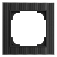 Busch Jaeger 1721-4025 Busch-art linear 1-voudig Glas zwart