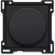 Niko 200-65938 afwerkingsset 1-0-2 voor draaischakelaar voor motoren, Bakelite piano black coated