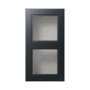 Jung A 5582 BF A ANM Opbouwkap 2-voudig Antraciet mat