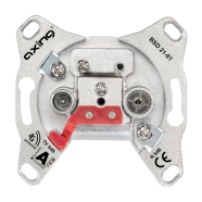 Jung BSD21-01 2-gats super breedband contactdoos Einddoos 5,0 dB