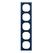 Busch Jaeger 1725-4028 Busch-art linear 5-voudig Glass Blue