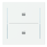 Busch Jaeger LFST/A.2.70.11-44M Busch-art linear Afdekking 2-voudig wip voor keypad met symbool “Scene" Studiowit mat