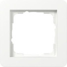 Gira 0211151 E1 Afdekraam 1-voudig Zuiver wit mat