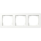 Gira 0213151 E1 Afdekraam 3-voudig Zuiver wit mat