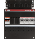 ABB 1SPF006915F0190 Groepenkast HC300/1+H42 Hafonorm 3x 16A/30mA + HS, 1-f 