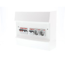 ABB 1SPN001600F0010 ZV Verdeler PV-omvormer 2x combimaat 16A/0,03 + 2 WCD achter hoofdschakelaar 40A