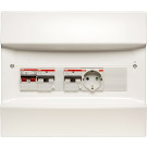 ABB 1SPN001600F0160 ZV Verdeler PV-omvormer 1x B16/0,3 + 1x B16/0,03 + WCD achter hoofdschakelaar 40A