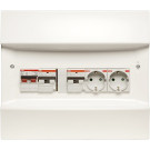 ABB 1SPN001600F0190 ZV Verdeler PV-verdeler 1x B16/0,3 + 1x B16/0,03 + 2 WCD achter hoofdschakelaar 40A