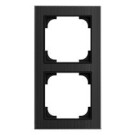 Busch Jaeger 1722-4025 Busch-art linear 2-voudig Glas zwart