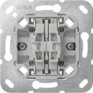 Gira 314700 Basiselement wipdrukcontact 2-voudig en 4-voudig 10 A 250 V~ Maakcontakt 1-polig