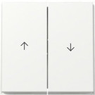 Gira 329466 TX_44 Wip 2-voudig met 2 pijlsymbolen Zuiver wit