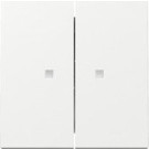 Gira 363103 Systeem 55 Wip 2-voudig met controlevenster Zuiver wit glanzend