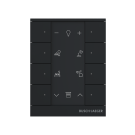 Busch Jaeger SB-F-8.0.11-885 Free@home Tenton 8-voudig Zwart mat