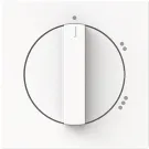 Busch Jaeger 2542 DR/02-44M Busch-art linear Centraalplaat met draaigreep met opdruk Studiowit mat