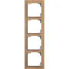 Busch Jaeger 1724-4083 Busch-art linear 4-voudig Wood oak