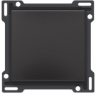 Niko 200-61105 Afwerkingsset voor enkelvoudige schakelaar of drukknop, Bakelite piano black coated