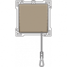 Niko 123-63906 afwerkingsset voor trekdrukknop, Bronze