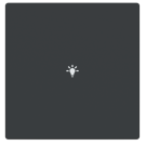 Busch Jaeger LFBT/A.1.63.11-81 Future Linear Afdekking 1-voudig voor keypad met symbool “Verlichting” Antraciet