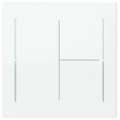 Busch Jaeger LFW/A.3.70.11-44G Busch-art linear Afdekking 3-voudig voor keypad Studiowit