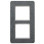 Berker 10126020 Q.7 Afdekraam 2-voudig, Beton met structuur