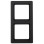 Berker 10126086 Q.1 Afdekraam 2-voudig, antraciet soft-finish