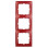 Berker 10138962 S.1 Afdekraam 3-voudig rood
