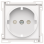 Niko 111-66901 afwerkingsset voor wandcontactdoos met randaarde en kinderveiligheid, Bright white