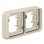 Berker 13293502 W.1 Afdekraam voor inbouwmontage 2-voudig Horizontaal Polarwit