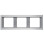 Berker 13737003 K.5 Afdekraam 3-voudig, Horizontaal, Aluminium
