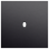 Niko 224-57101 Enkelvoudige afdekplaat voor enkelvoudige schakelfuncties Toggle Alu black brushed