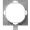Gira 2790111 F100 Afdichtflens IP44 voor wandcontactdozen