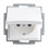Busch Jaeger 20 EUKB-914 Busch-balance Wandcontactdoos met randaarde met klapdeksel Safety+ Wit