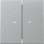 Gira 363126 Systeem 55 Wip 2-voudig met controlevenster Kleur aluminium
