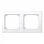 Schneider Electric Merten 478225 M-Smart 2-voudig afdekraam Actief wit