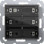 Gira 504300 Tastsensor 4 Komfort 3-voudig voor Gira One en KNX System 55