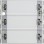 Gira 513300 KNX-Tastsensor Comfort Systeem 55 Drievoudig