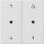 Gira 536703 System 3000 jaloezie- en schakelklok BT System 55 Zuiver wit glanzend